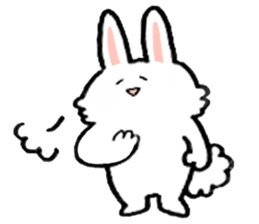 Emotions rabbit. sticker #11556120