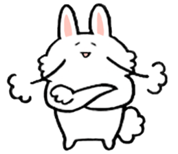 Emotions rabbit. sticker #11556122