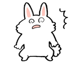 Emotions rabbit. sticker #11556123