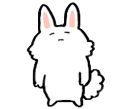 Emotions rabbit. sticker #11556127