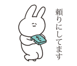 Basic greeting rabbit sticker #11556424