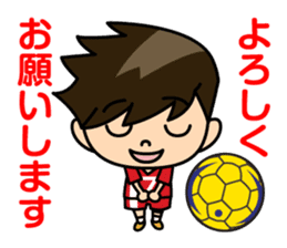 Handball player sticker #11556608