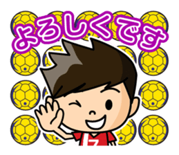 Handball player sticker #11556609