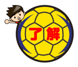 Handball player sticker #11556610