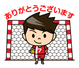 Handball player sticker #11556613