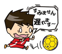 Handball player sticker #11556618