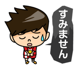 Handball player sticker #11556619