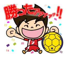 Handball player sticker #11556622