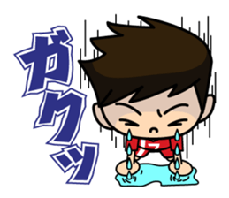 Handball player sticker #11556638