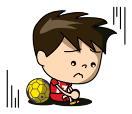 Handball player sticker #11556639