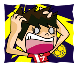 Handball player sticker #11556647