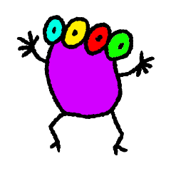 Colorful Sticker.