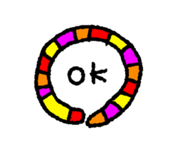 Colorful Sticker. sticker #11557019