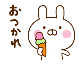 Rabbit Usahina Summer sticker #11557295