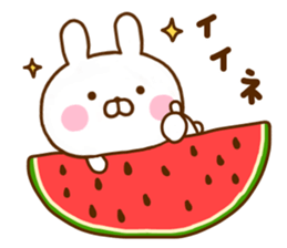 Rabbit Usahina Summer sticker #11557299