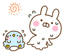 Rabbit Usahina Summer sticker #11557327
