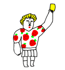 STRAWBERRY CLOTHES 5 sticker #11557900