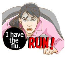 I'm under the weather sticker #11558294