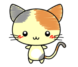 Cute cat stickers -Nyanko part 2 sticker #11558448