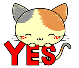 Cute cat stickers -Nyanko part 2 sticker #11558486