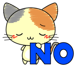 Cute cat stickers -Nyanko part 2 sticker #11558487