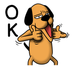 Not cute dog. sticker #11558649