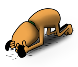 Not cute dog. sticker #11558659