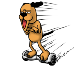 Not cute dog. sticker #11558686