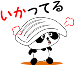 Puns sushi panda sticker #11559262