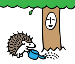 Trees and animals sticker #11559520
