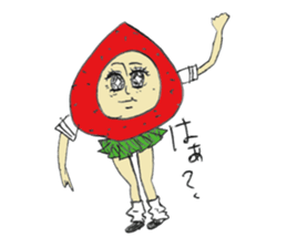 StrawberryGirl sticker #11560238