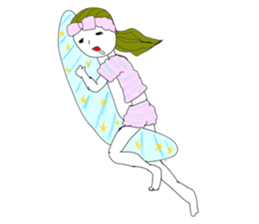 Fashionable women Sticker sticker #11560283