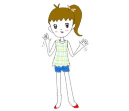 Fashionable women Sticker sticker #11560287