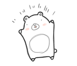 Whity bear sticker #11560673