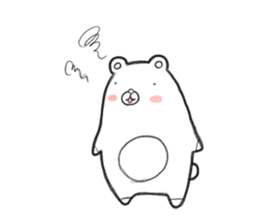 Whity bear sticker #11560675