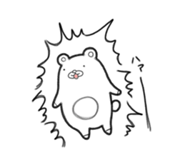 Whity bear sticker #11560691