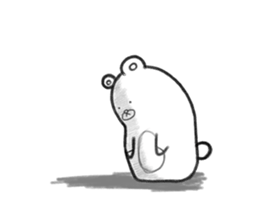 Whity bear sticker #11560693