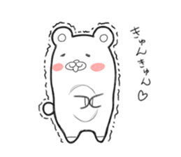 Whity bear sticker #11560695