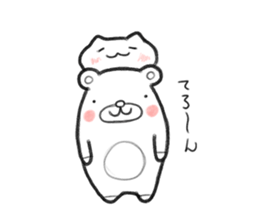 Whity bear sticker #11560711