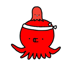 Creatures in a free sea sticker #11560752