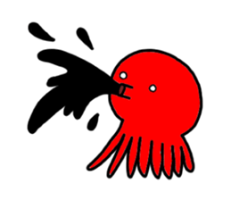 Creatures in a free sea sticker #11560753