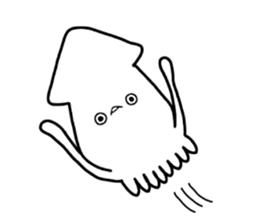 Creatures in a free sea sticker #11560758