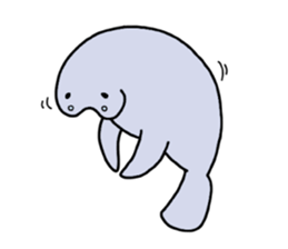 Creatures in a free sea sticker #11560781