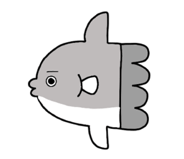 Creatures in a free sea sticker #11560786