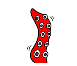 Creatures in a free sea sticker #11560791