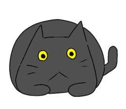 Everyday black cat of sen sticker #11561593