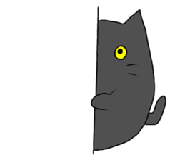 Everyday black cat of sen sticker #11561596