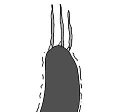 Everyday black cat of sen sticker #11561599