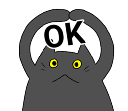 Everyday black cat of sen sticker #11561601