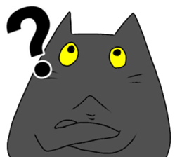 Everyday black cat of sen sticker #11561609